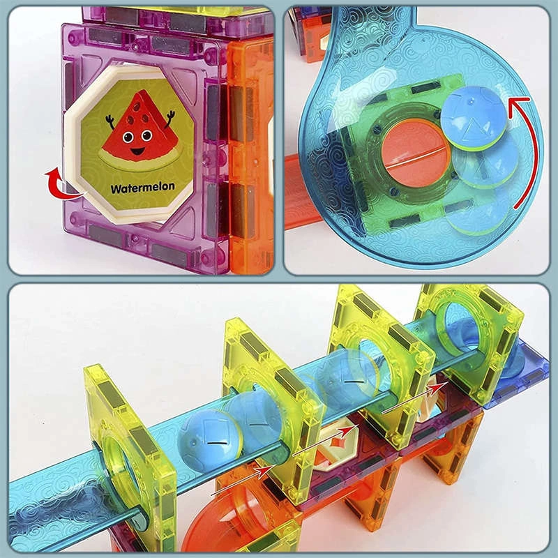 Klocki Magnetyczne - Light Magnetic Blocks 49 elementów