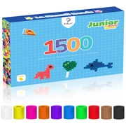 Koraliki do prasowania 1500 szt Junior Maxi Kolorowe