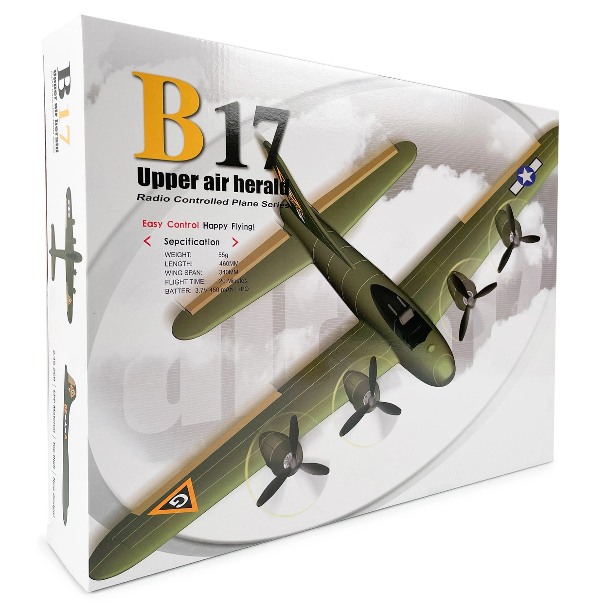 Zdalnie Sterowany Samolot RC B-17 Bombowiec RTF