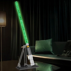 Zielony Miecz Świetlny – Świecący Model Kolekcjonerski z 1089 Elementów