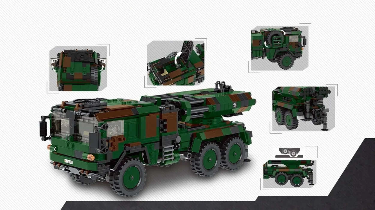 Klocki Technic Wojskowa Wyrzutnia Rakiet Lars2