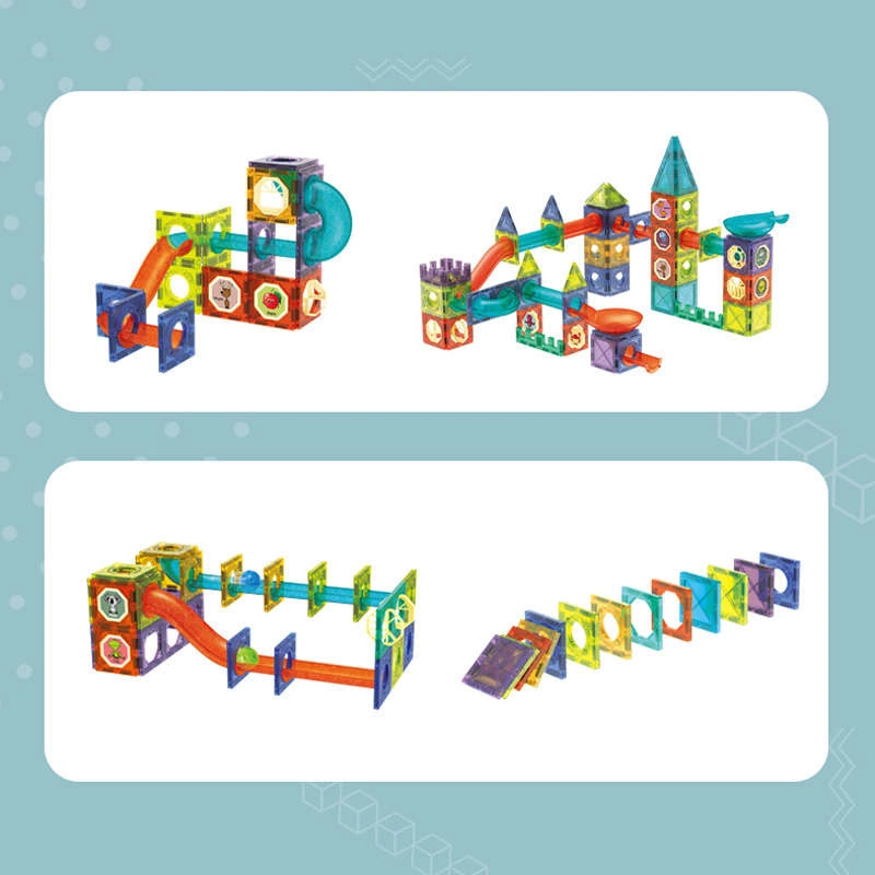 Klocki Magnetyczne - Light Magnetic Blocks 49 elementów