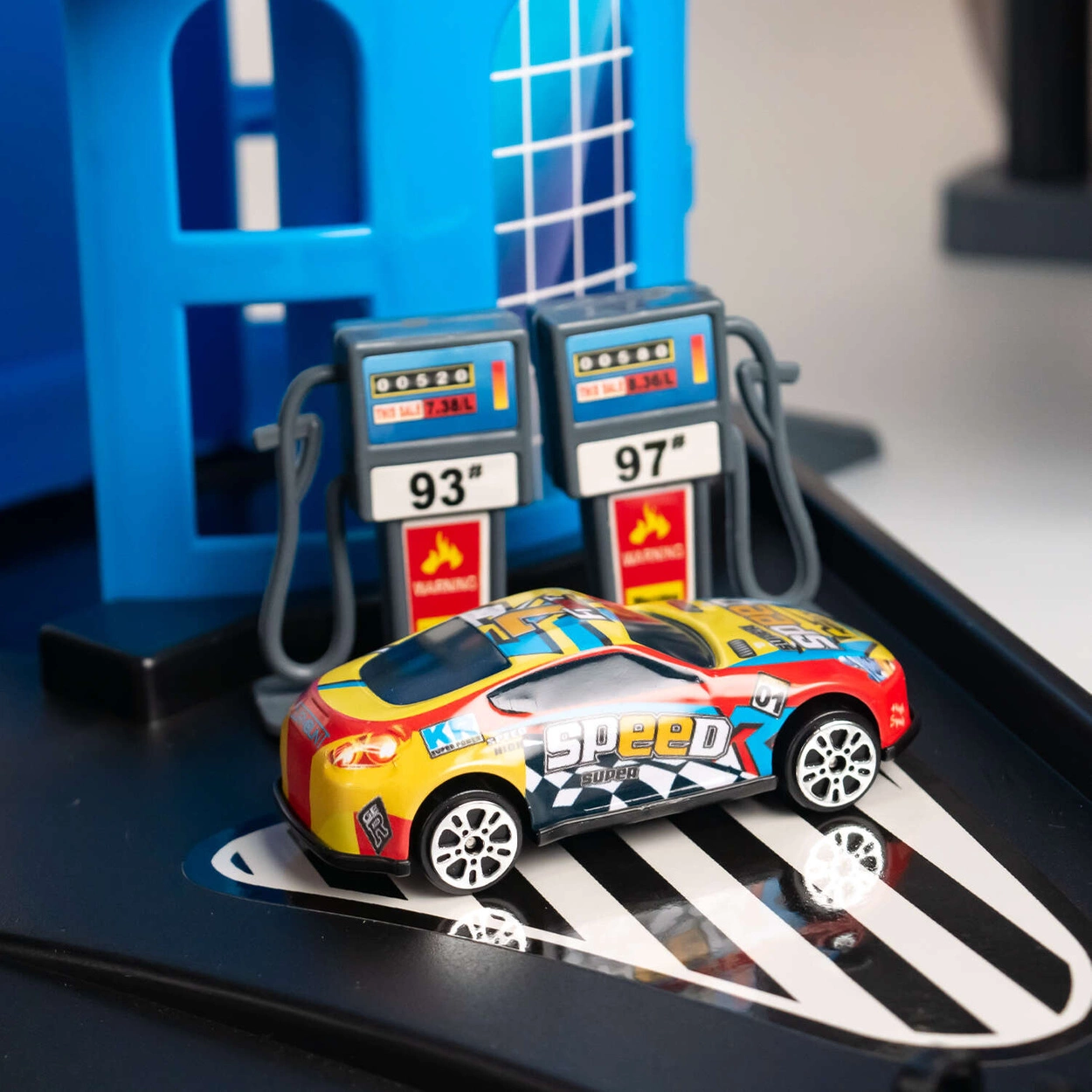 Garaż Wielopoziomowy XXXL 6 Piętrowy Parking na Resoraki 10 Autek Metalowych 92822