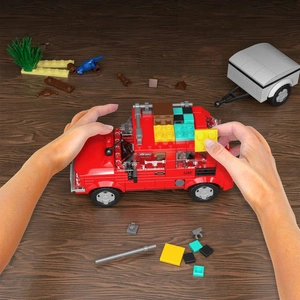 Fiat 126P Maluch z Przyczepką Skala 1:24