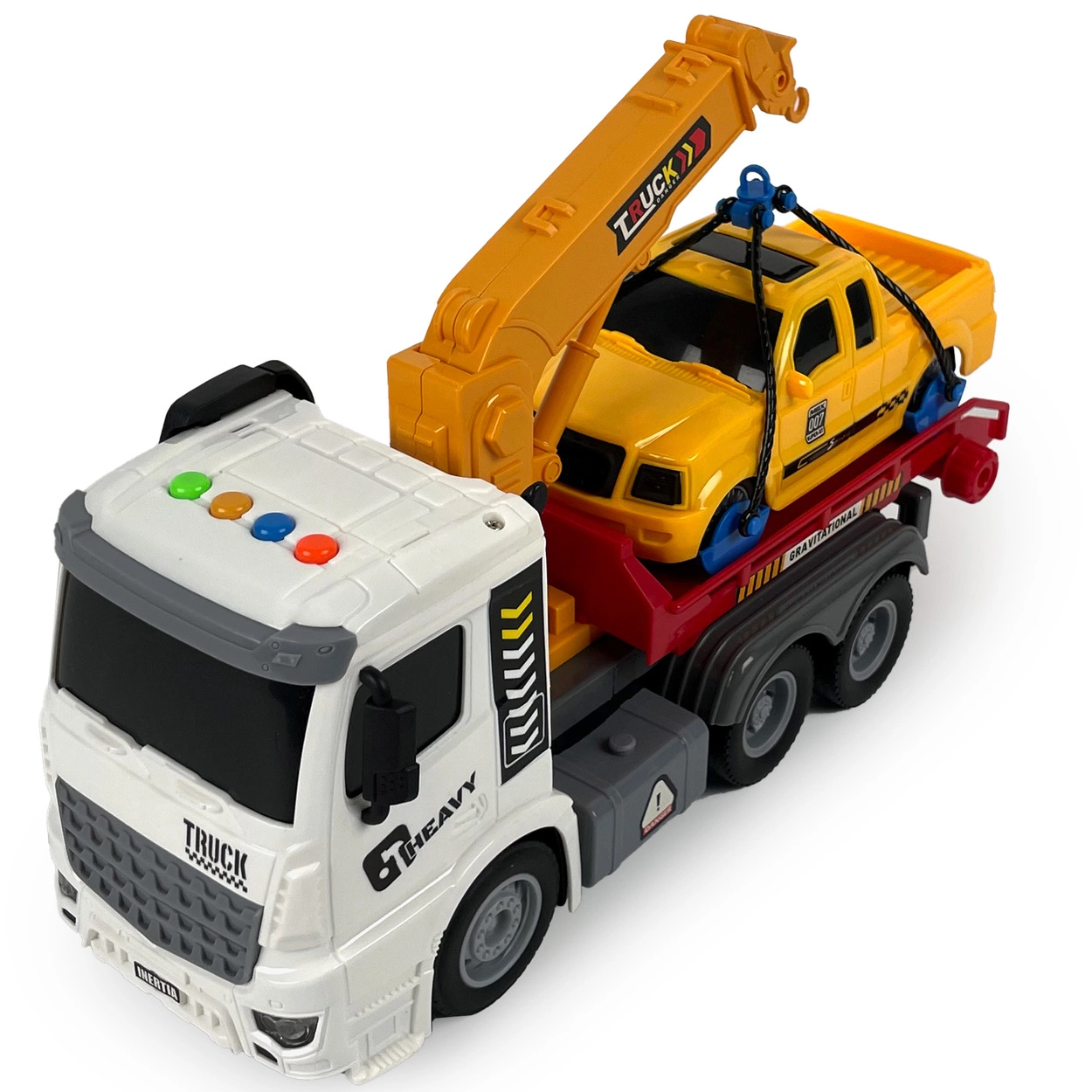 Auto Laweta z DŹWIĘKIEM I ŚWIATŁAMI Pomoc Drogowa z Dźwigiem Transporter