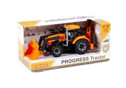 Koparka Ładowarka Inercyjna Progress Polesie Zabawka Budowlana dla Dzieci