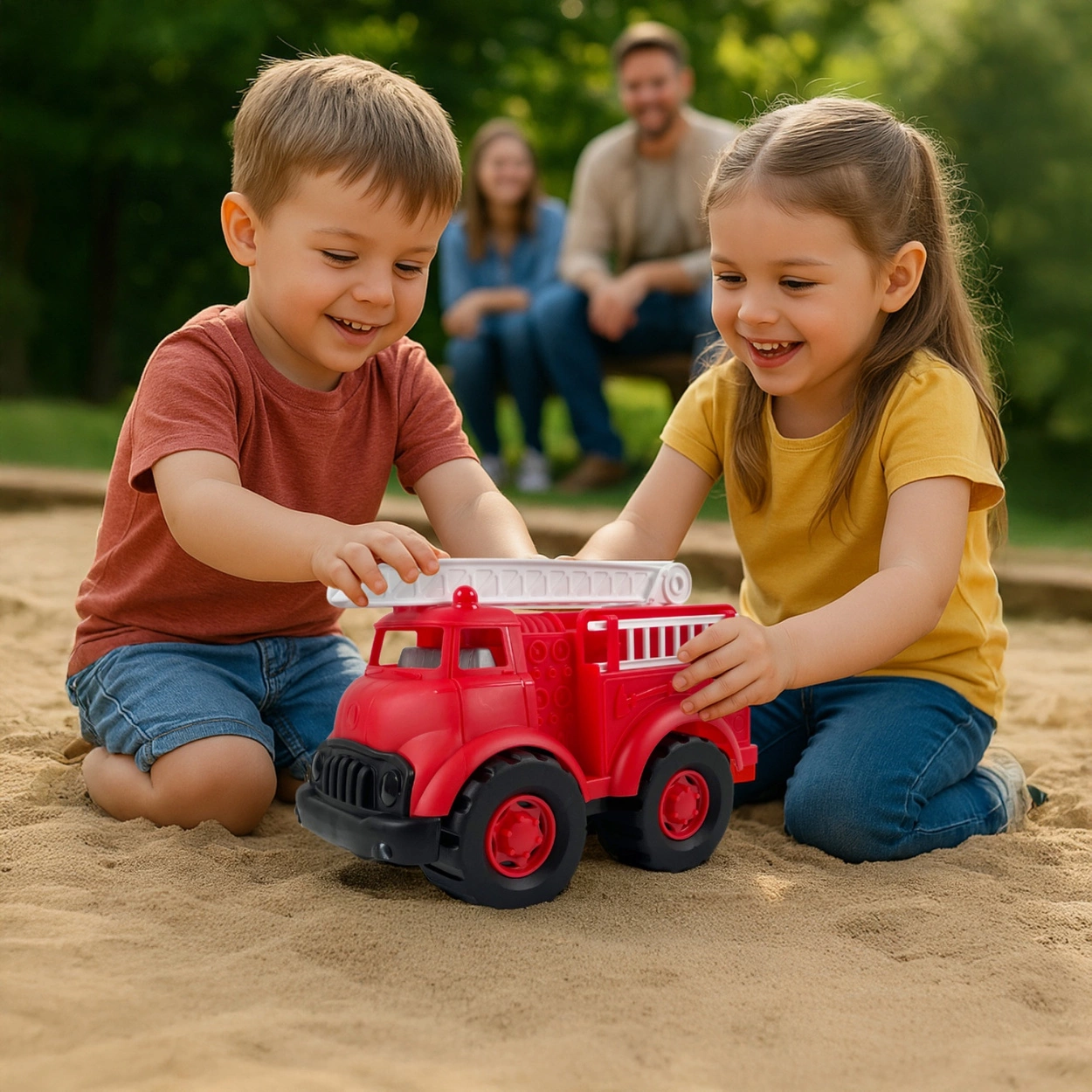 Straż Pożarna Zabawka do Piaskownicy Ogrodu