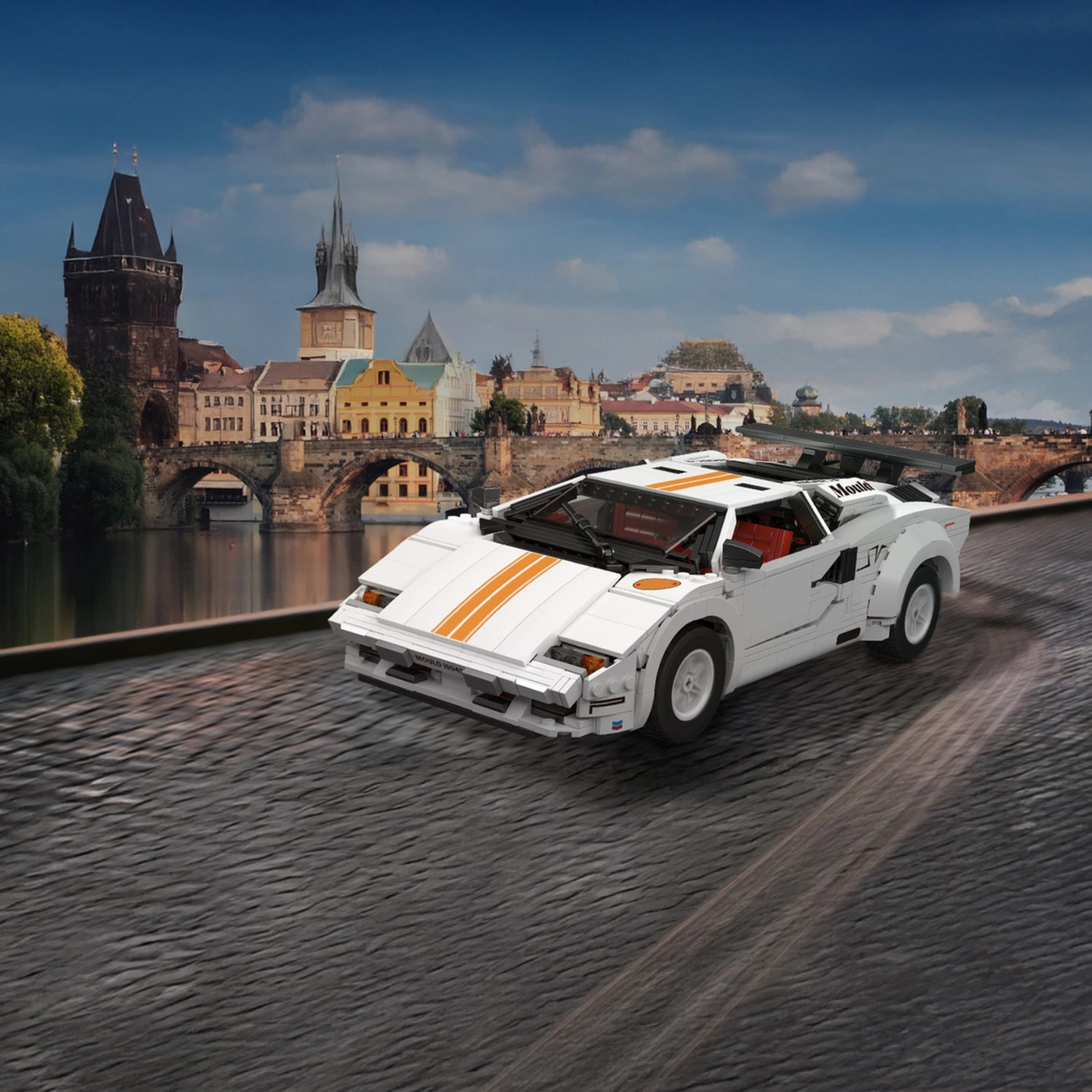 Supersamochód Sportowy – Klocki Konstrukcyjne 1:14 – 1495 Elementów