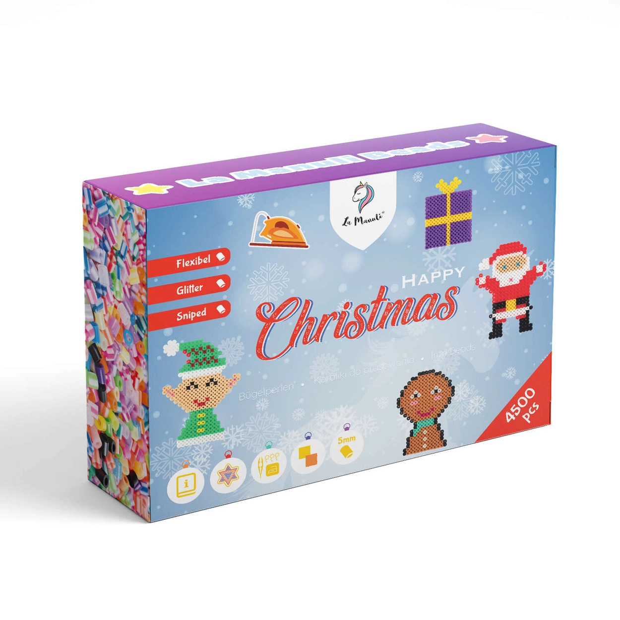 Koraliki do prasowania Zestaw Happy Christmas