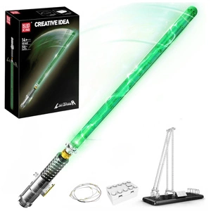 Zielony Miecz Świetlny – Świecący Model Kolekcjonerski z 1089 Elementów