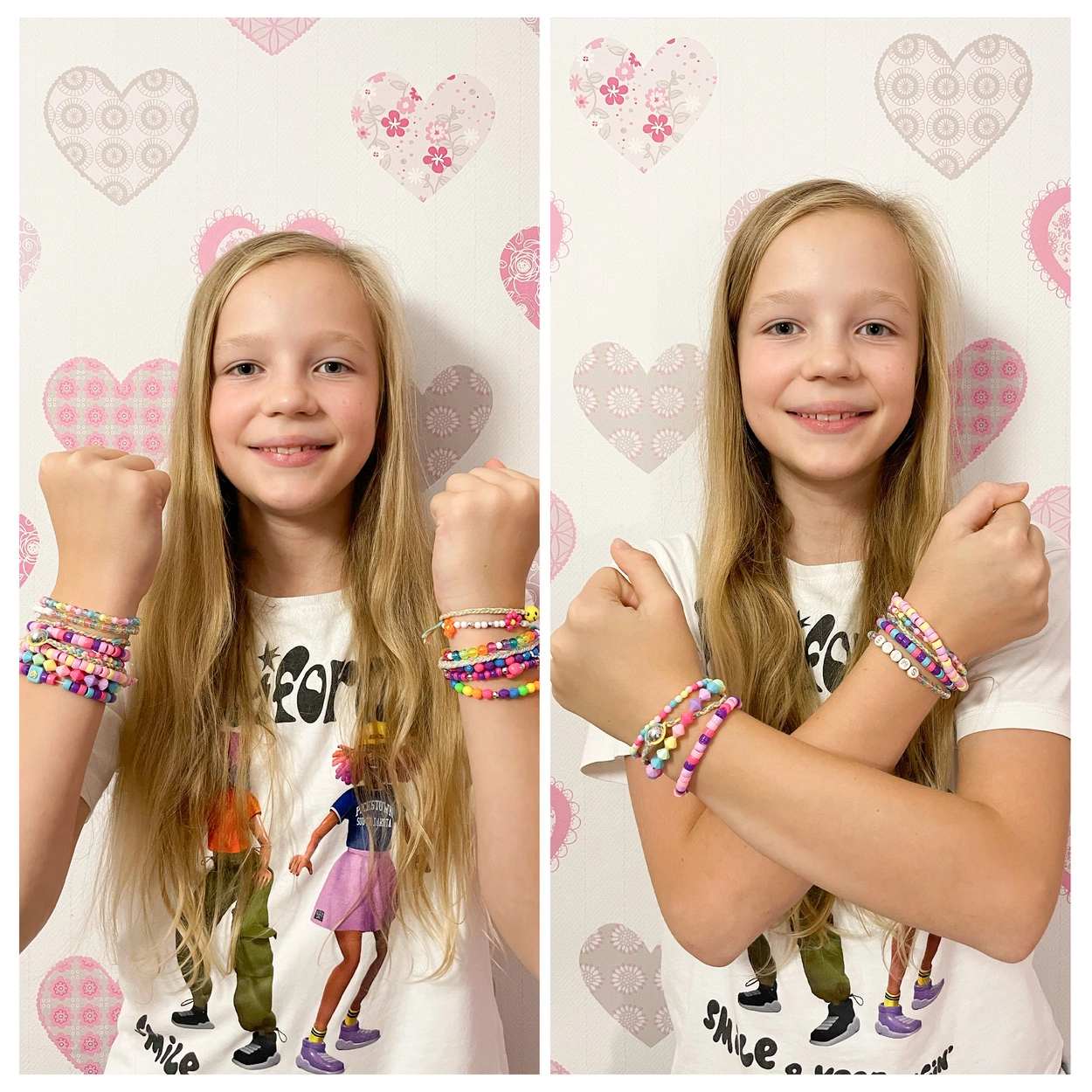 Koraliki do Bransoletek Biżuterii Literki Kreatywny Zestaw w Walizce