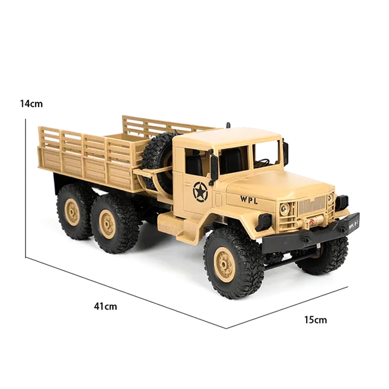 Ciężarówka wojskowa RC w skali 1:16 B-16 WPL