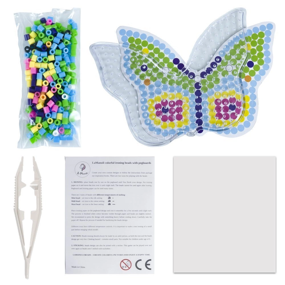 Koraliki do prasowania Szablon MOTYLEK