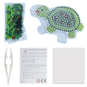 Koraliki do prasowania Szablon ŻÓŁW