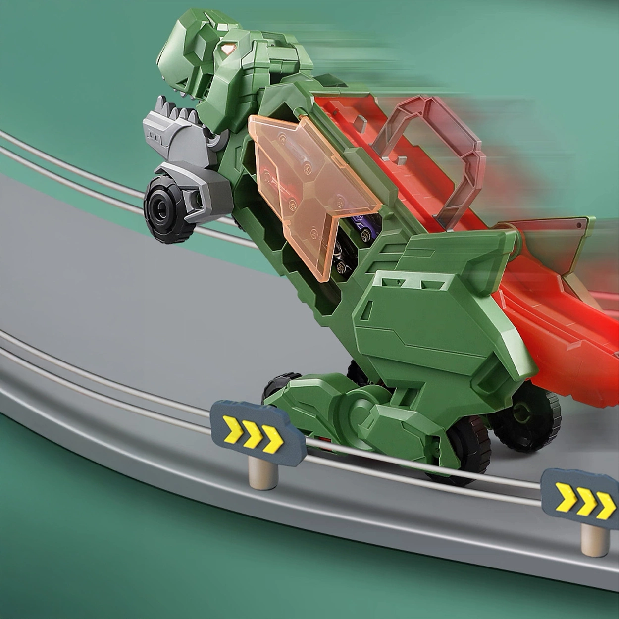 Mega Ciężarówka Dinozaur 2w1 XXL