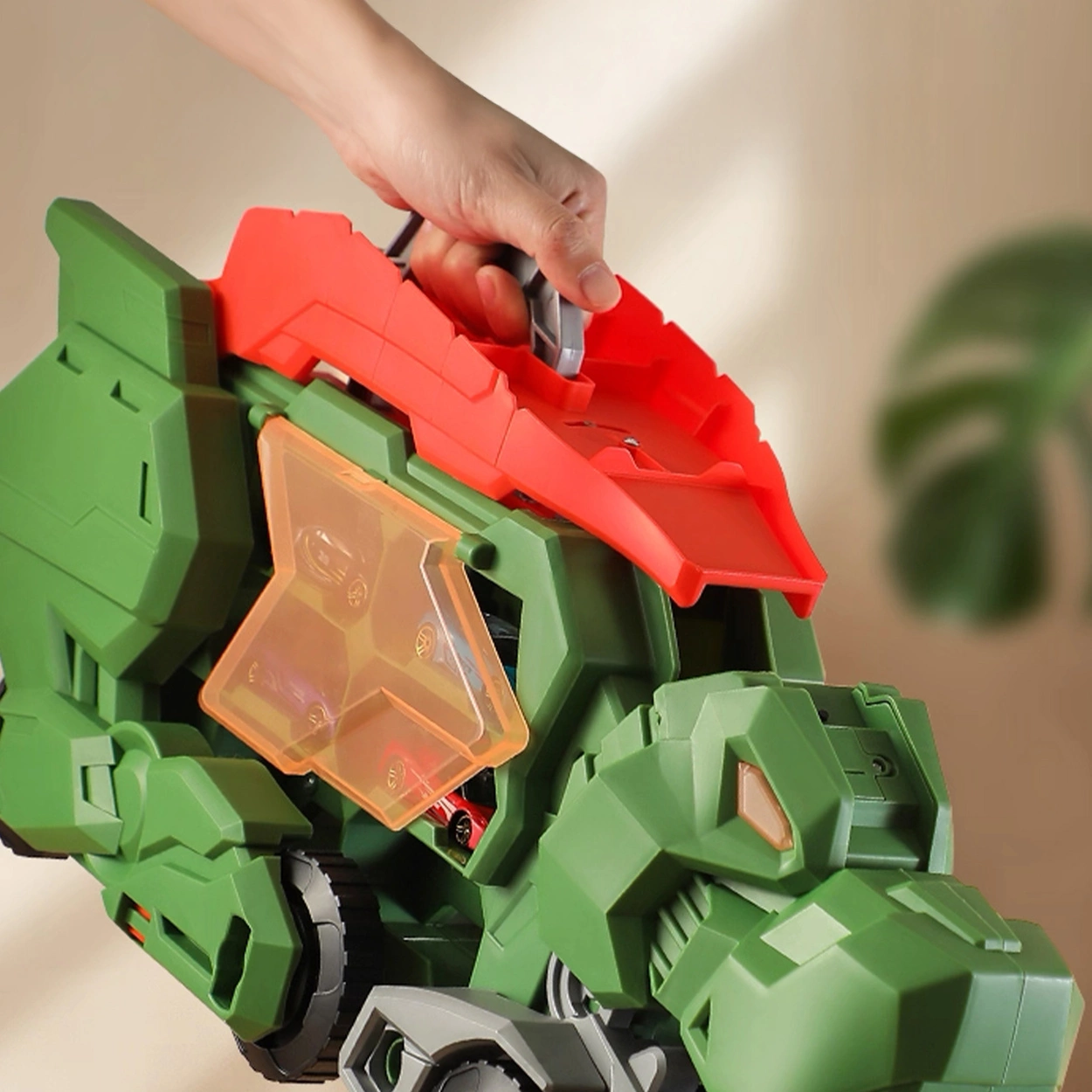 Mega Ciężarówka Dinozaur 2w1 XXL