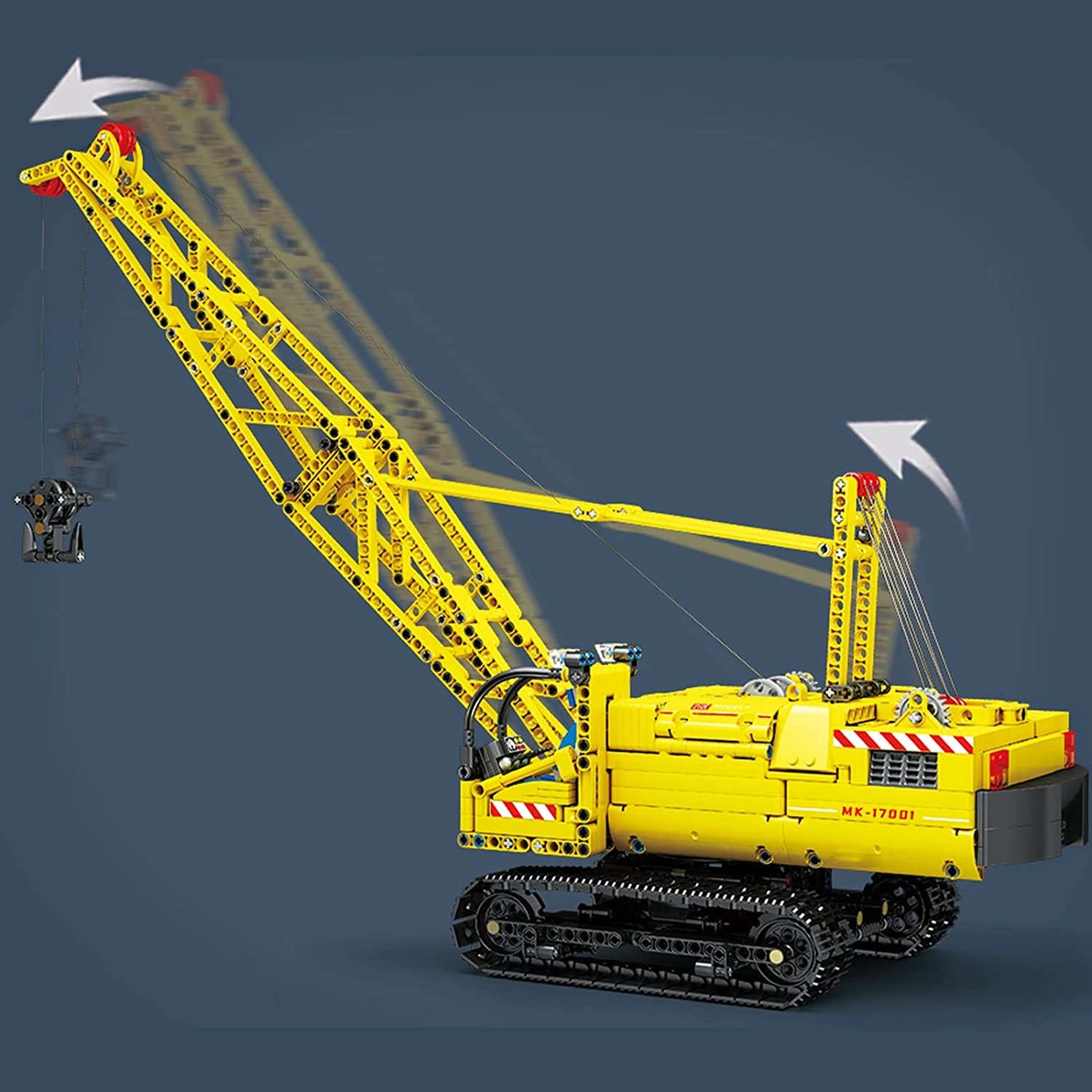 Klocki Technic Dźwig Gąsienicowy Żuraw Zdalnie Sterowany