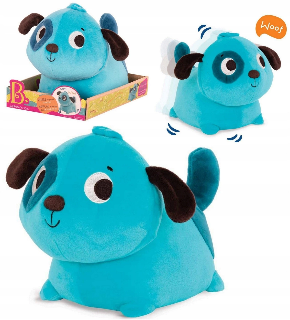 B. Toys Wędrujący Piesek Do Nauki Raczkowania BX2119Z