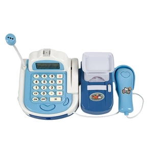 Sklepowa Kasa Fiskalna dla Dzieci Interaktywna z Dźwiękiem Skaner Koszyk