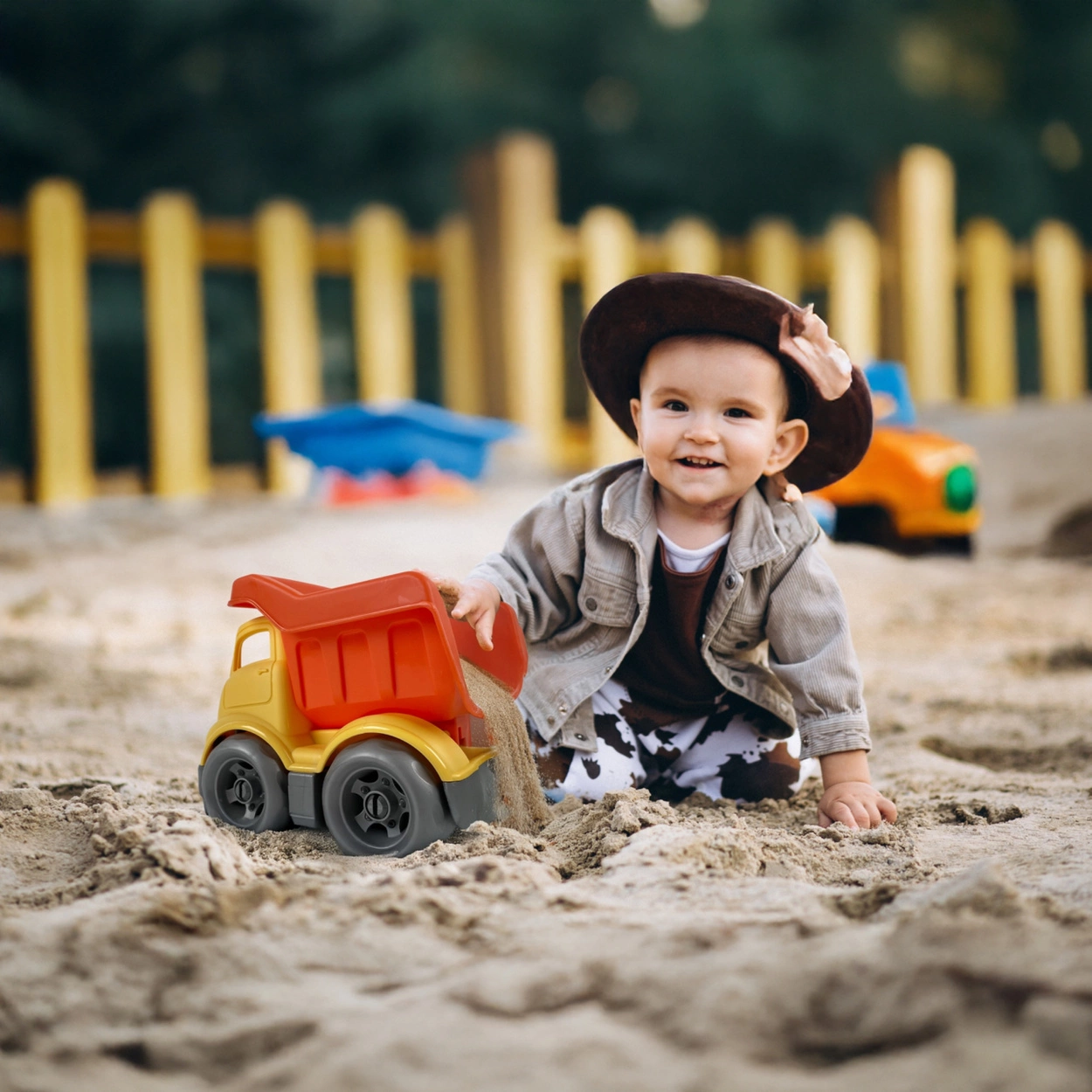 Wywrotka do Piasku Piaskownicy BEZ BPA Ekologiczna Ciężarówka Auto na Plażę
