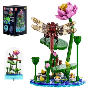 Pozytywka z Ważką 396 Klocków Świecąca Dekoracja