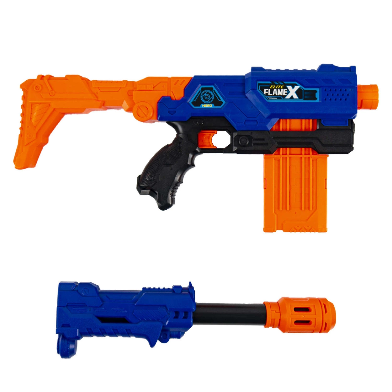 Karabin Maszynowy Zabawka 2w1 Wyrzutnia + Strzałki