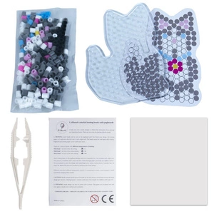 KOTEK Z KORALIKÓW DO PRASOWANIA MINI SZABLON