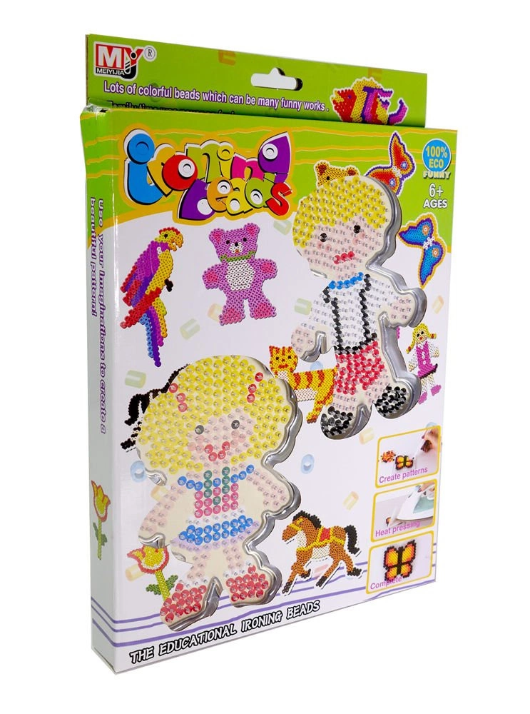 Koraliki do prasowania + 2 szablony dzieci pinceta