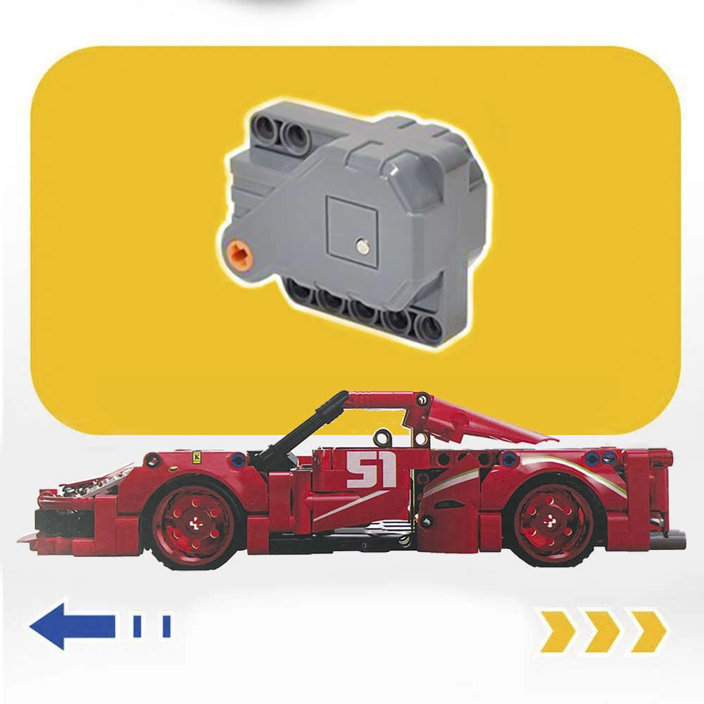 Klocki Technic ala Auto Ferrari Enzo Z NAPĘDEM