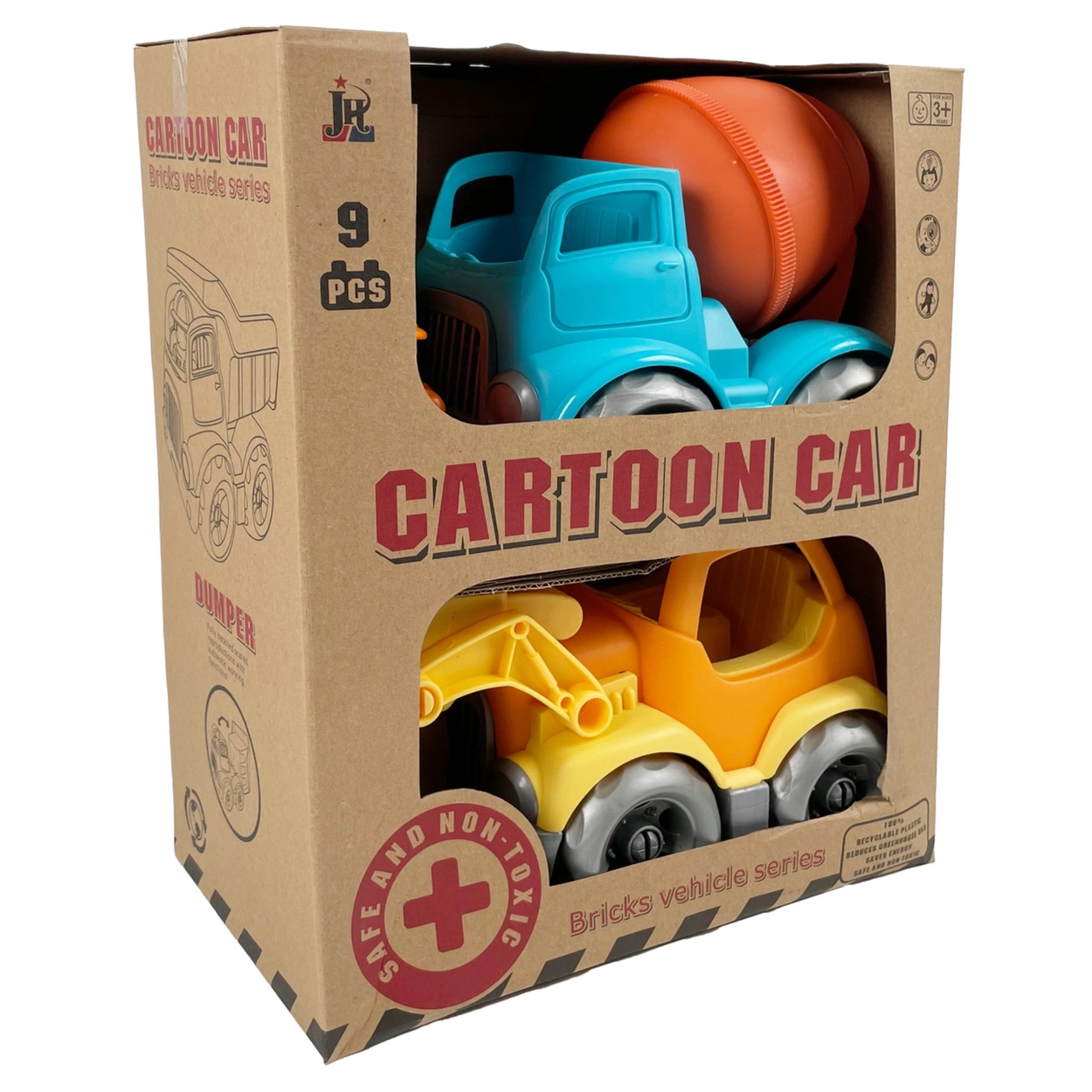 Betoniarka i Koparka do Piasku Piaskownicy Zestaw z Akcesoriami na Plażę