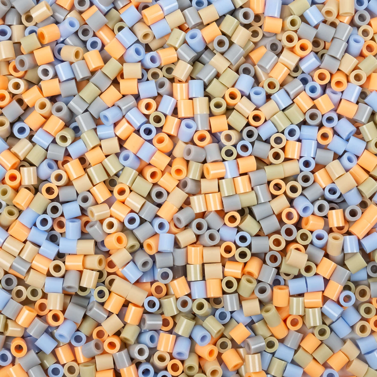 Koraliki do prasowania PASTELOWE NUDE 1500 szt Benny Beads