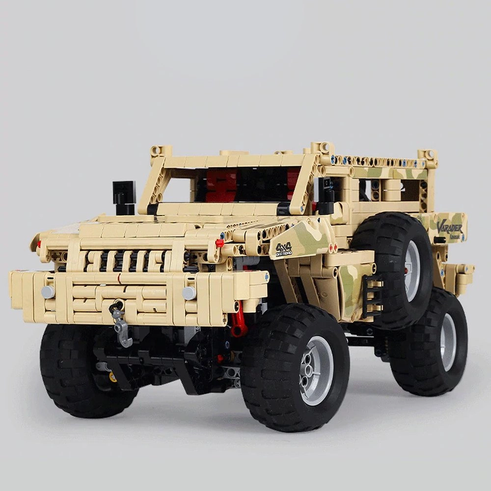 Klocki Technic Militarne Terenówka Hummer 2028 ele Mould King 13131