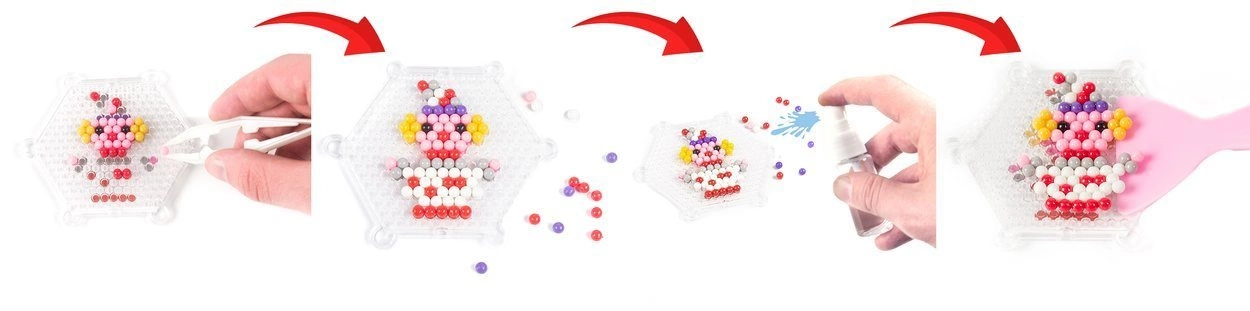 Koraliki wodne La Manuli 3300 sztuk 24 KOLORY