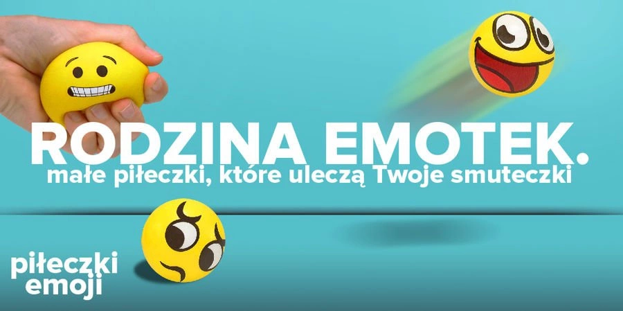 PIŁKI PIŁECZKI ANTYSTRESOWE MIĘKKIE SMILE BUŹKA