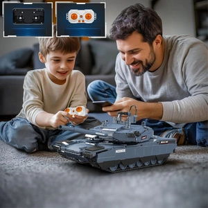 Czołg Abrams RC Zdalnie Sterowany Model 1192 Klocki