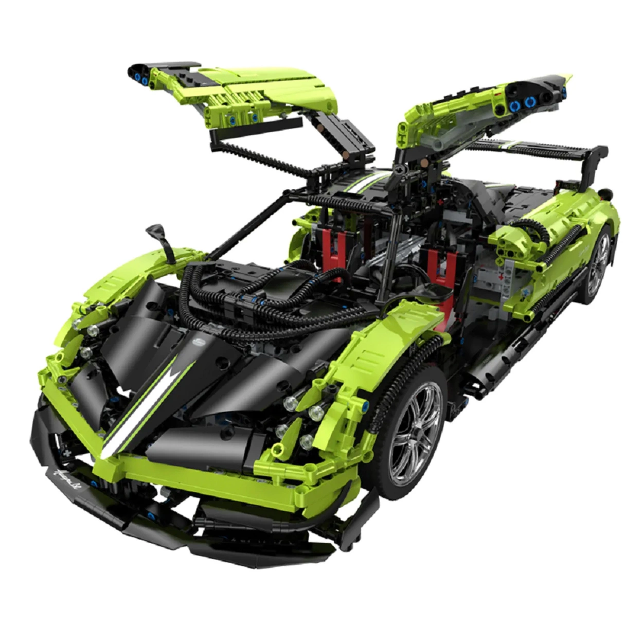 Klocki Konstrukcyjne Rastar Zdalnie Sterowane Pagani Huayra BC Zielony