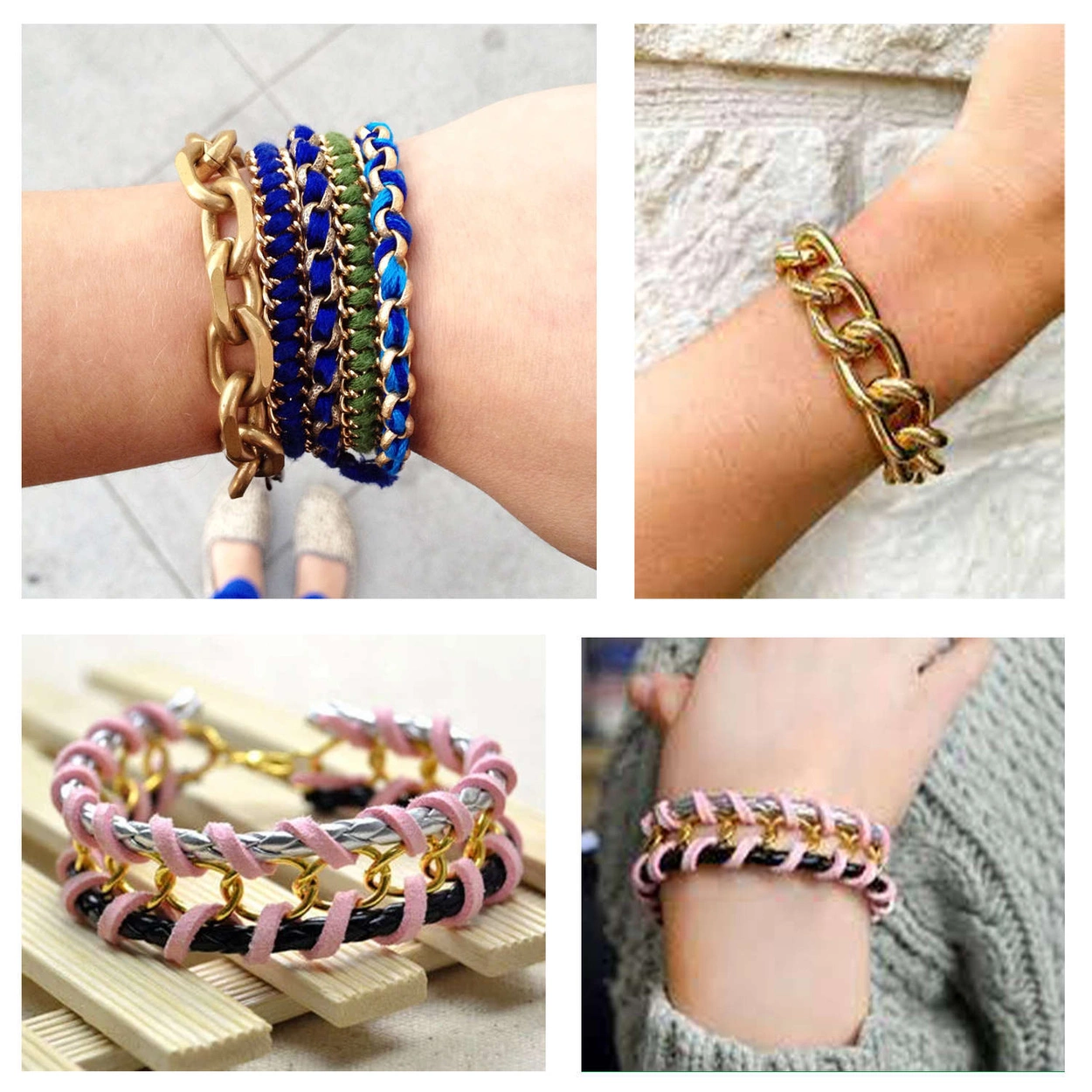 Zestaw do Robienia Bransoletek z Tkaniny Akcesoria