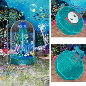 Pozytywka z Meduzą 424 Klocki Świecąca Dekoracja