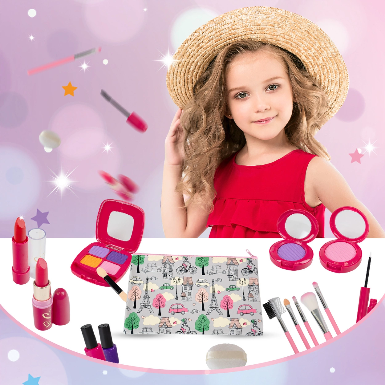 Kosmetyki dla dziewczynki - zestaw Paris