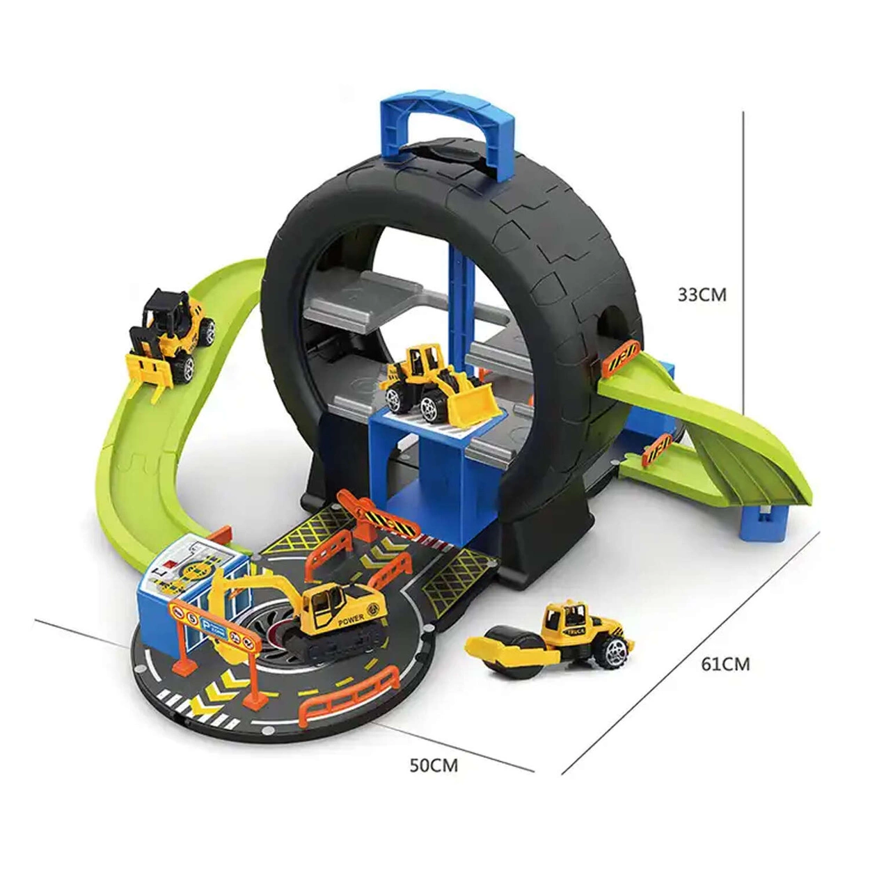 Garaż na resoraki 2-Piętrowy Parking Winda - Budowa