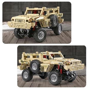 Klocki Technic Militarne Terenówka Hummer 2028 ele Mould King 13131