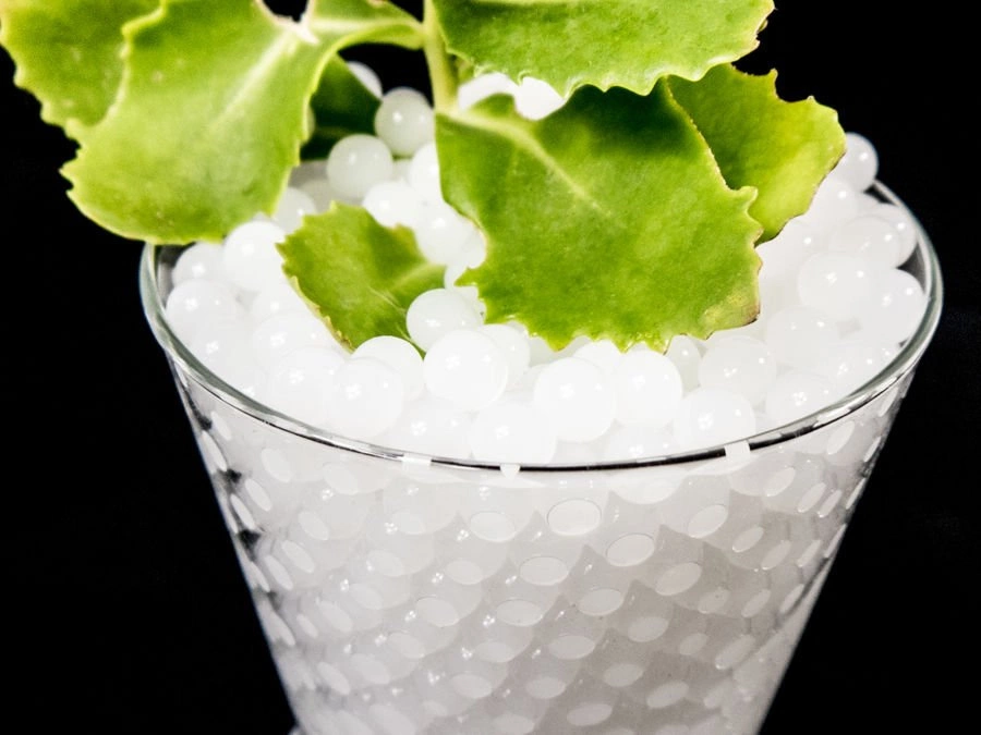 Kulki wodne, żelowe La Manuli - białe, perłowe