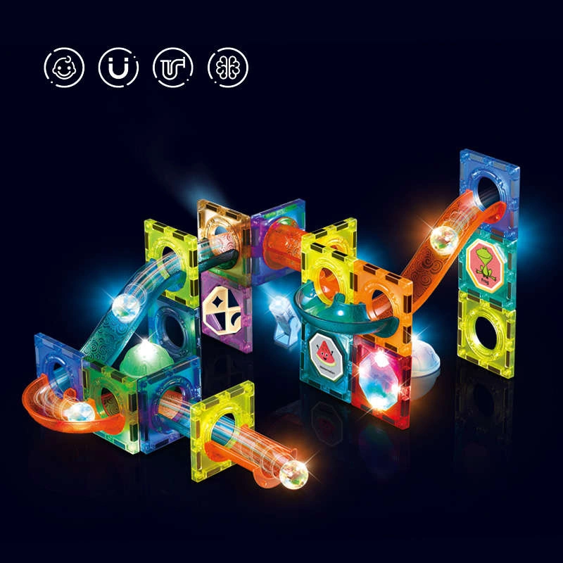 Klocki Magnetyczne - Light Magnetic Blocks 49 elementów