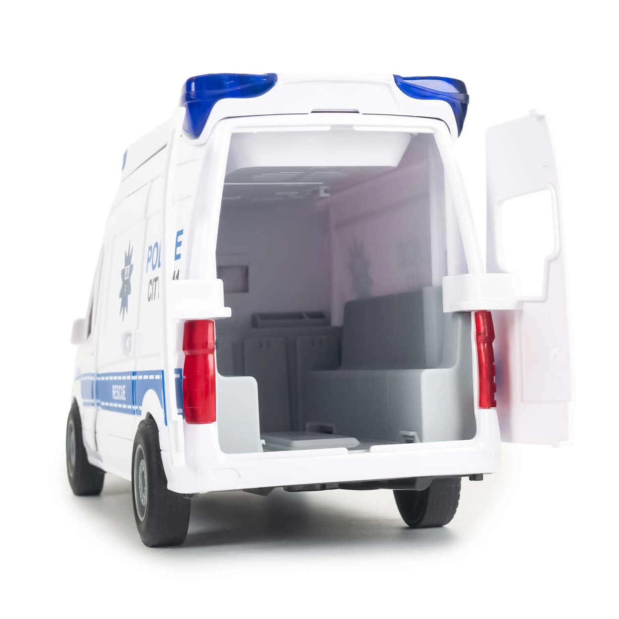 Interaktywny Policyjny Samochód Furgonetka z Efektami