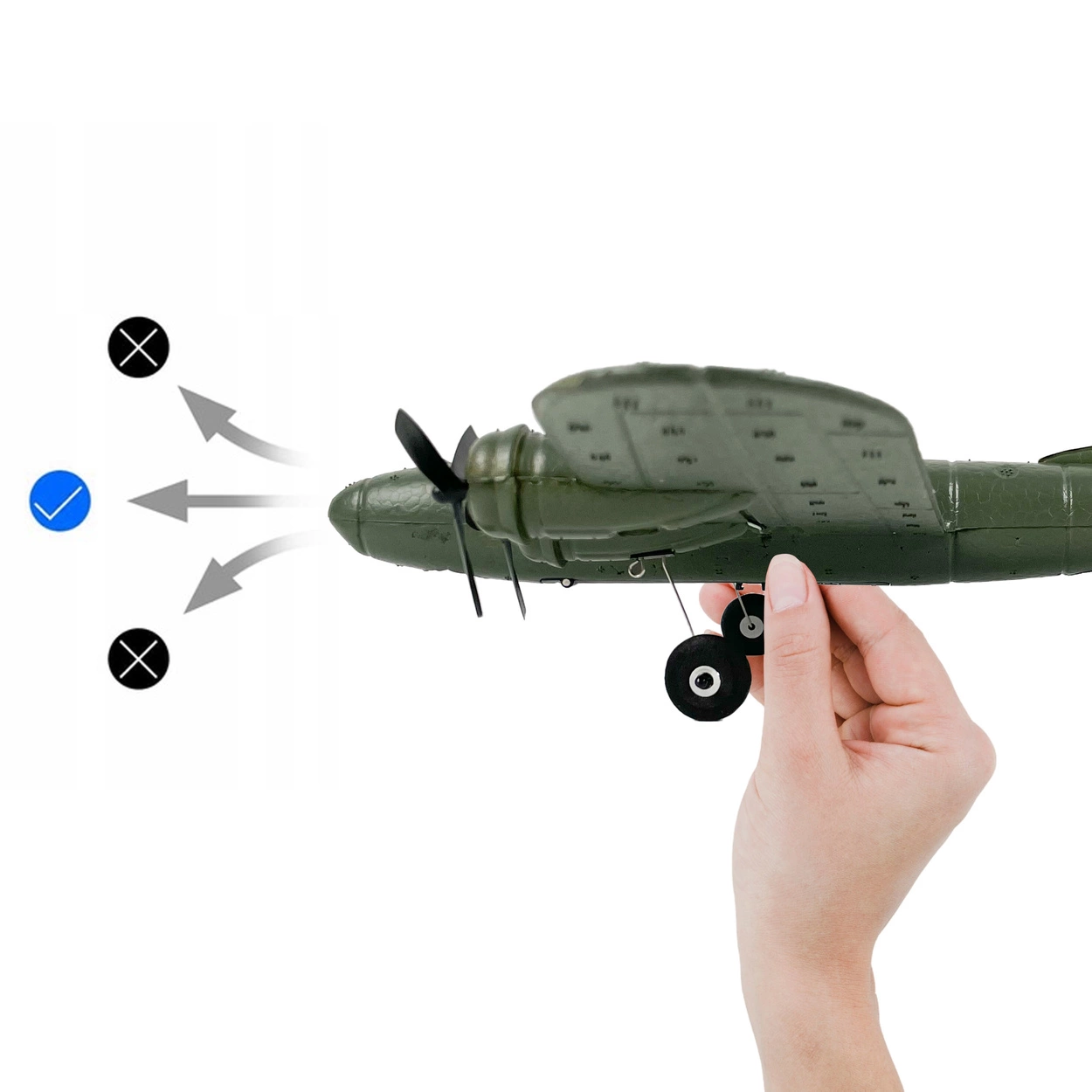 Zdalnie Sterowany Samolot RC B-17 Bombowiec RTF