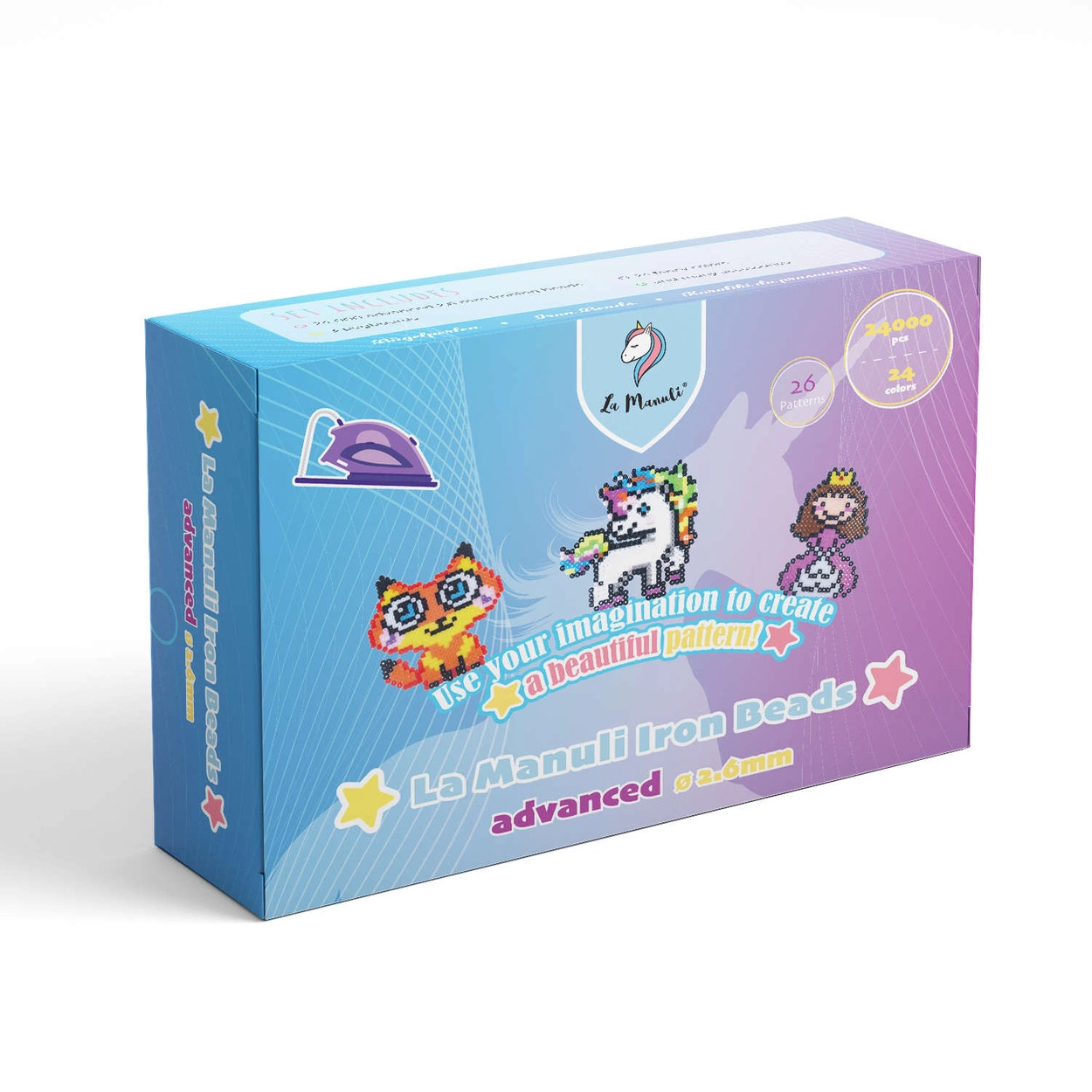 Koraliki do prasowania 24000szt La Manuli Advanced 2.6mm