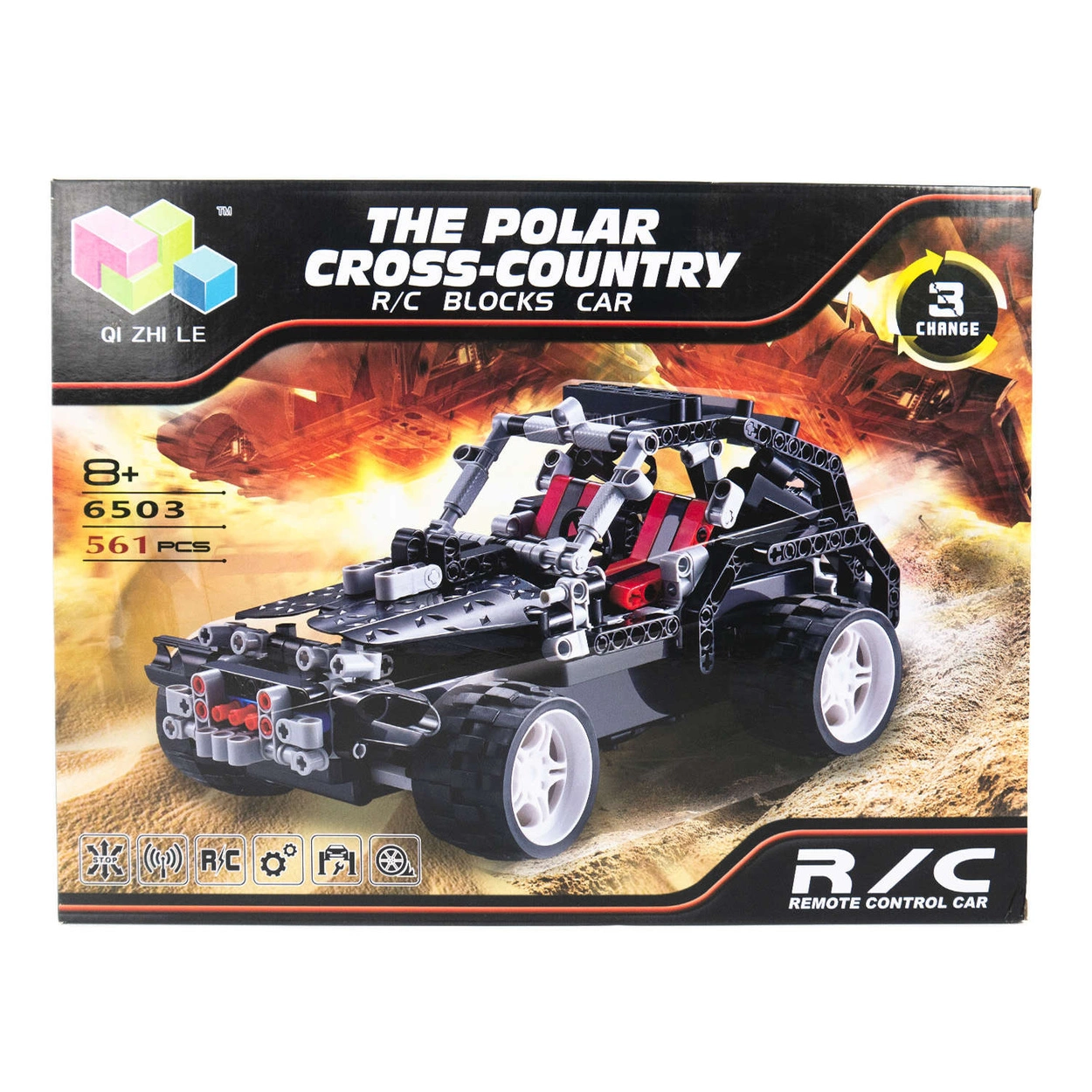 OUTLET 3w1 ZDALNIE STEROWANA terenówka i ciężarówka 6503