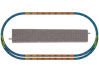 Komplet nasypów pod tory A + E PIKO 55367