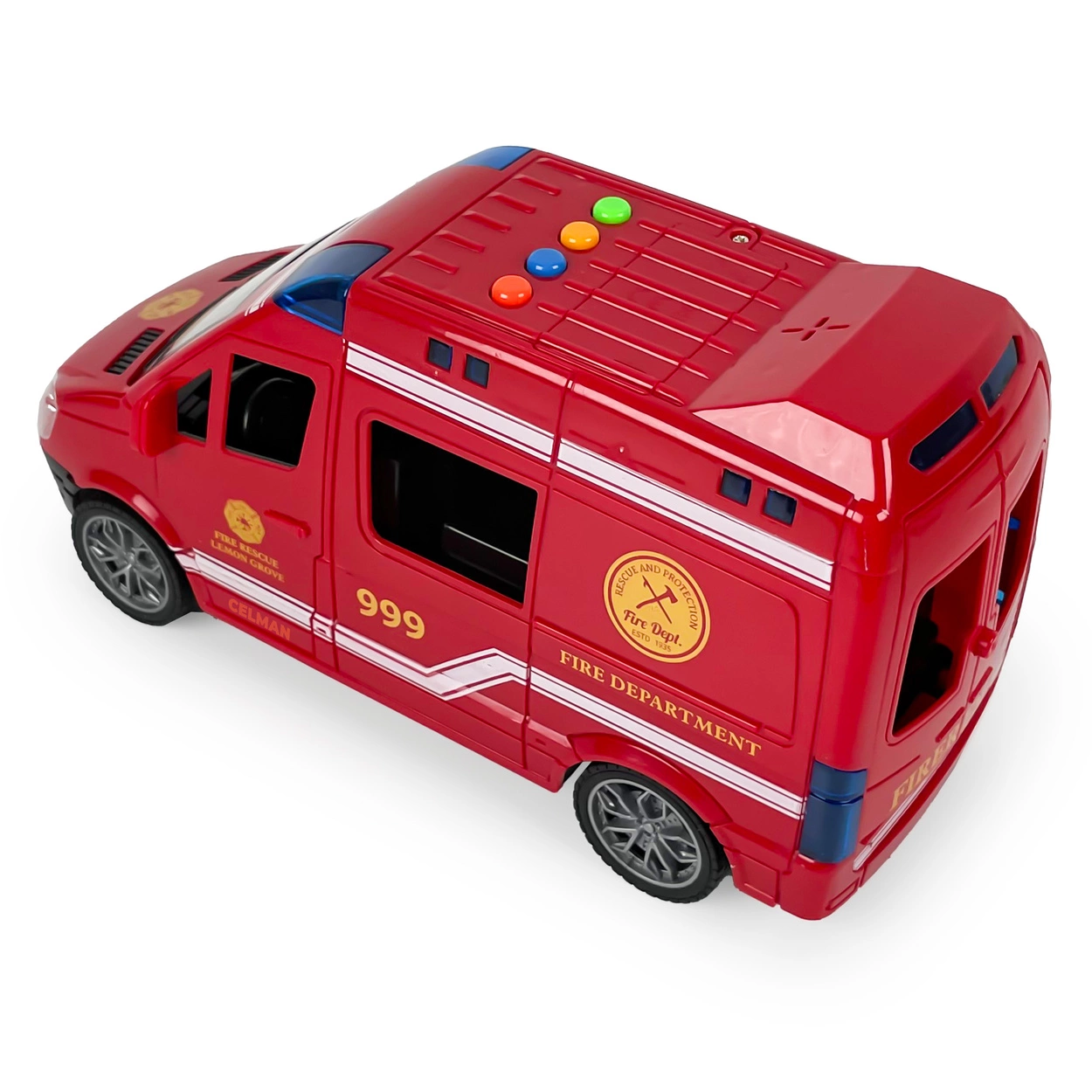 Ambulans ze ŚWIATŁEM i DŹWIĘKIEM Karetka Pogotowia Samochód z NAPĘDEM