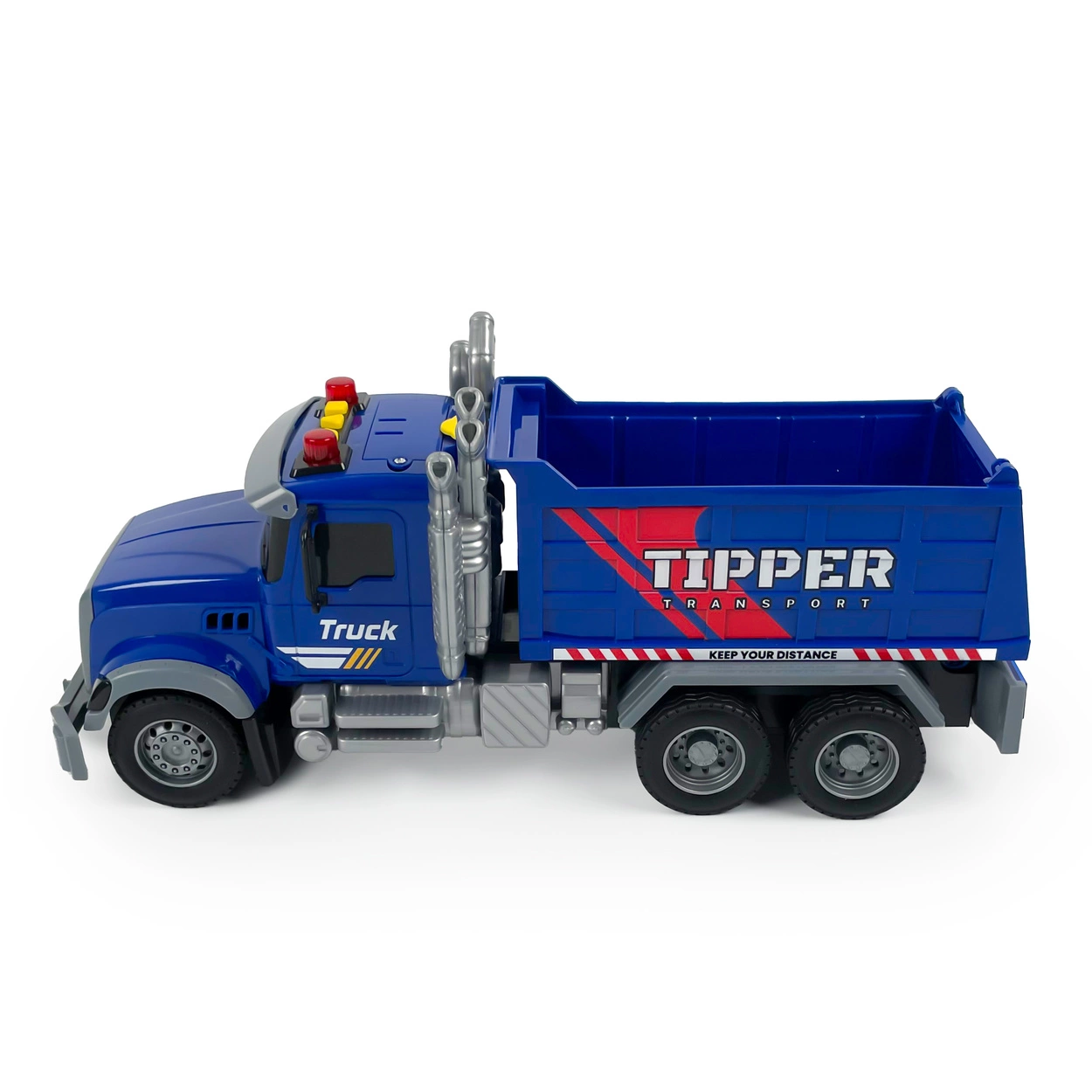 Duży Samochód Wywrotka z EFEKTAMI Dźwięki Światła Dym Ciężarówka Z NAPĘDEM